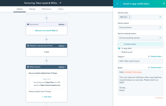 marketing automation hubspot wordpress hopio