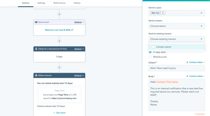 marketing automation hubspot wordpress hopio